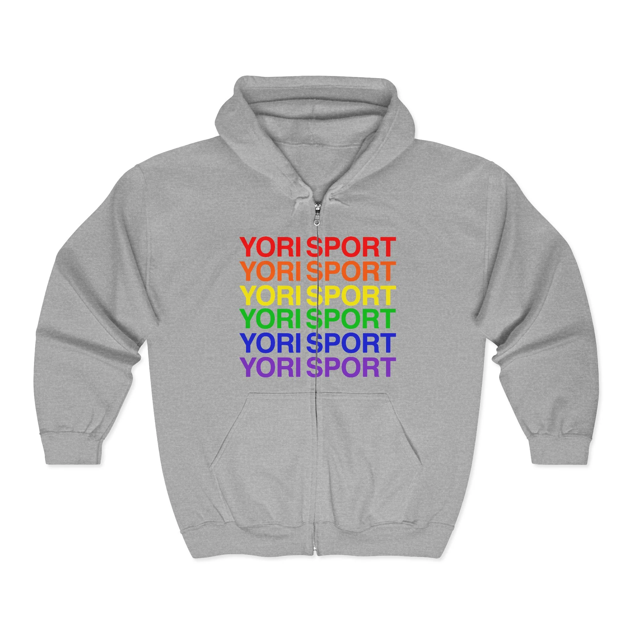 Yori Sport Rainbow Zip-Up by Yori